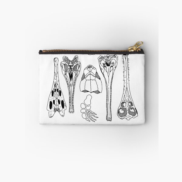 Item preview, Vintage design crocodile fossil drawing Chelonians and Crocodilians designed and sold by a-spinifex.