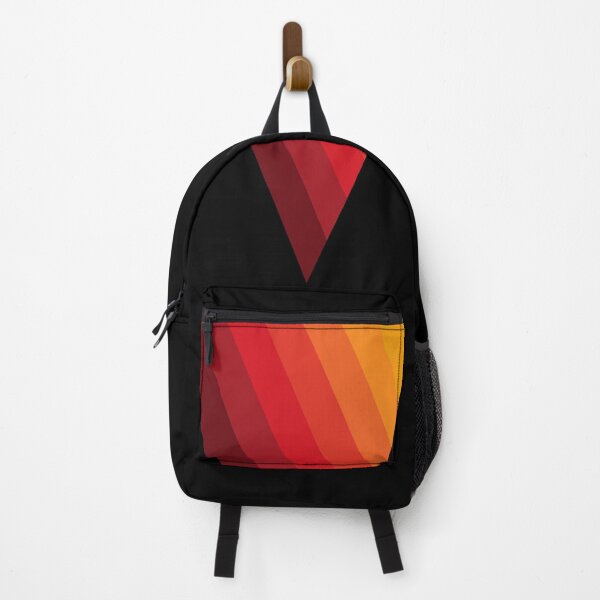 Item preview, Sunset Multicolored vertical stripes triangle | lines and stripes style pattern designed and sold by The-Meraki-Man.