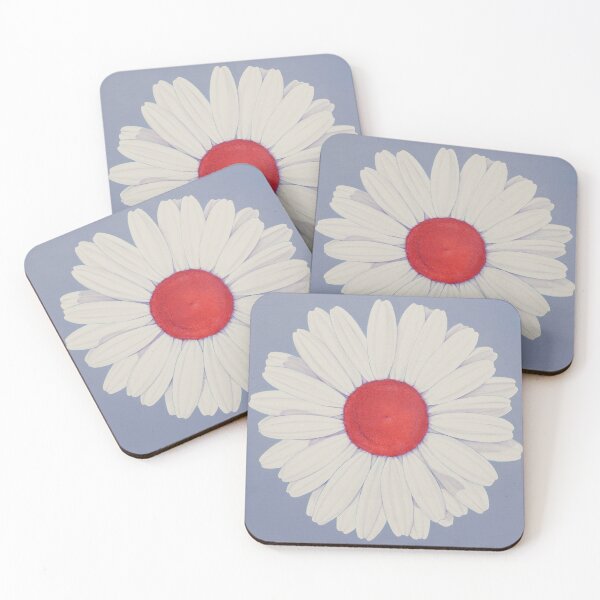 Item preview, White Flower with Red Center designed and sold by Vince Mcindoe.