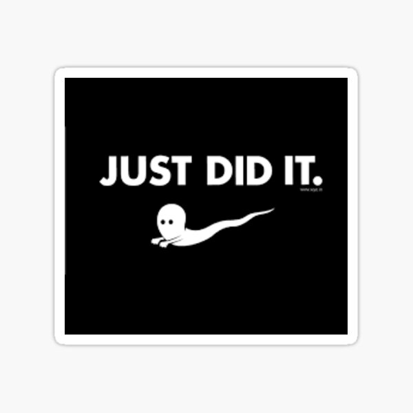 Nike Just Did It Sticker For Sale By Rosso46 Redbubble