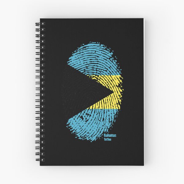 Item preview, Bahamas Flag on Thumbprint T-Shirt designed and sold by dragunztlo.