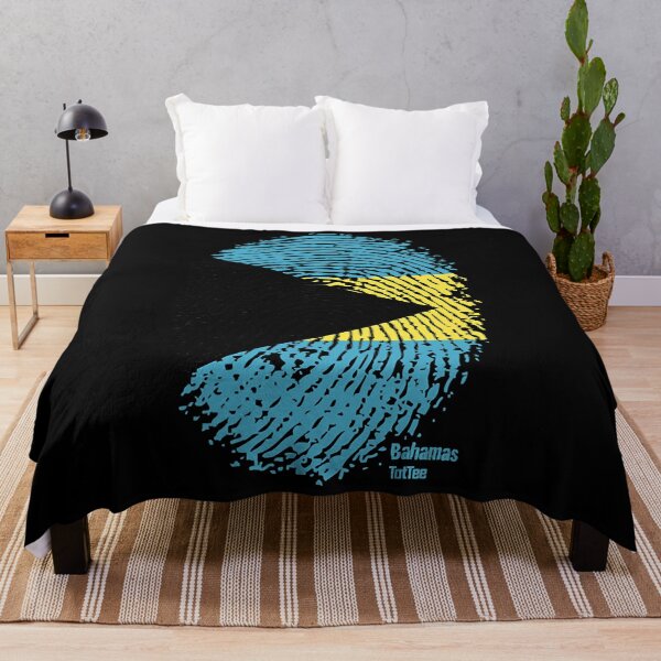 Item preview, Bahamas Flag on Thumbprint T-Shirt designed and sold by dragunztlo.