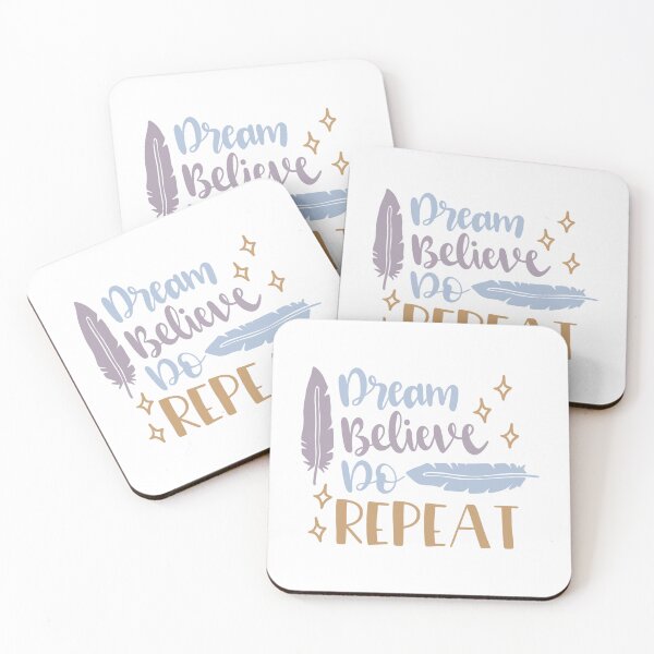 Item preview, Dream. Believe. Do. Repeat designed and sold by Tia-Ako.