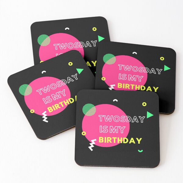 Item preview, twosday is my birthday - happy twosday - Happy 2/22/22 Twosday designed and sold by ZAKARIA-TCH.