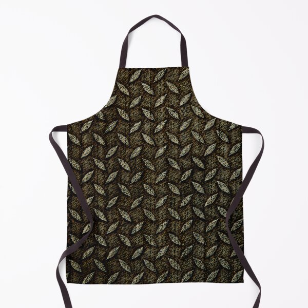 Aperçu de l'œuvre Motif entrecroisé dans les couleurs vert foncé et noir créée et vendue par ReachForArt.