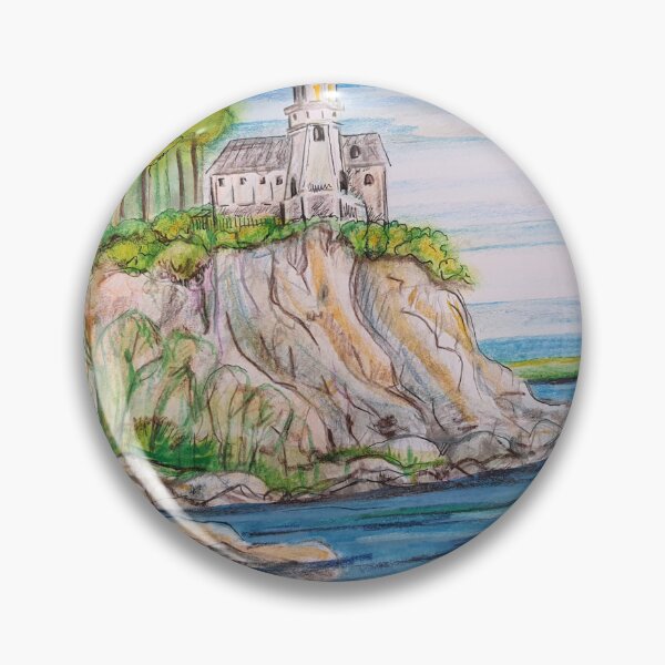Item preview, Clifftop lighthouse water colour designed and sold by Izzy83.
