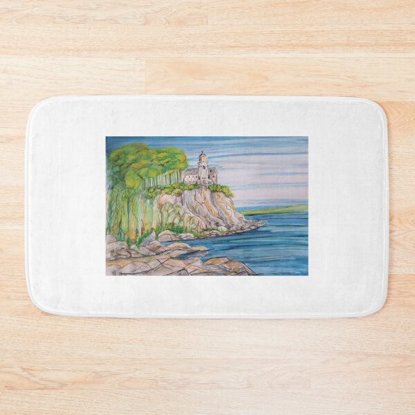 Item preview, Clifftop lighthouse water colour designed and sold by Izzy83.