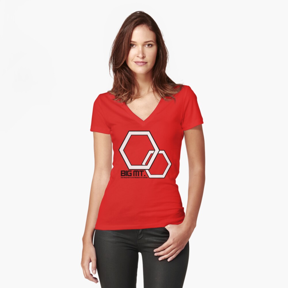 Vista previa del artículo con la obra «Camiseta entallada de cuello en V», diseñado y vendido por ScriblrCrearTs.