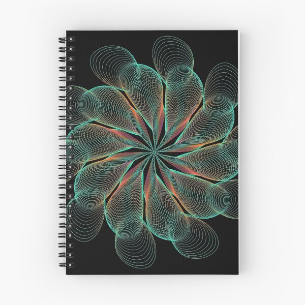 Item preview, Abstract geometric shape  - rotating elements of lines and circles. Vector illustration. designed and sold by Skaska.