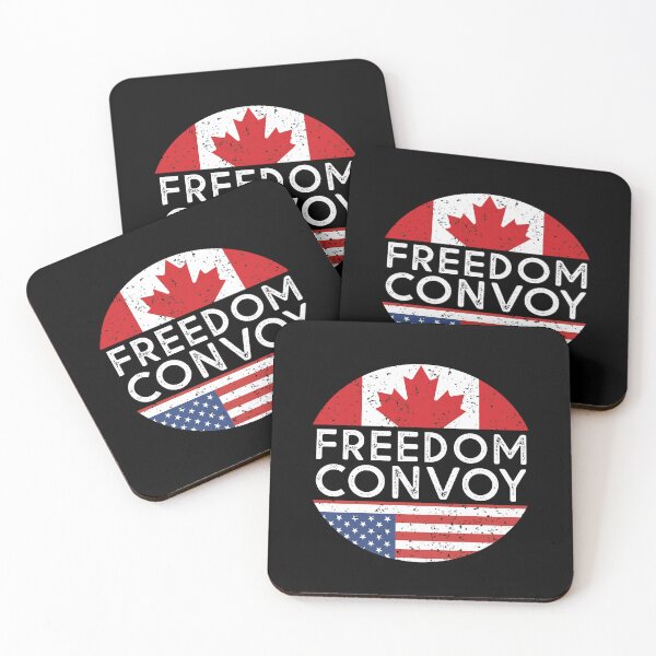 Item preview, Freedom Convoy 2022 In Support of Truckers Mandate Freedom designed and sold by happy gift art.