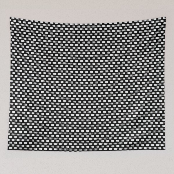 Item preview, Crisscross Pattern in black and white colors designed and sold by ReachForArt.