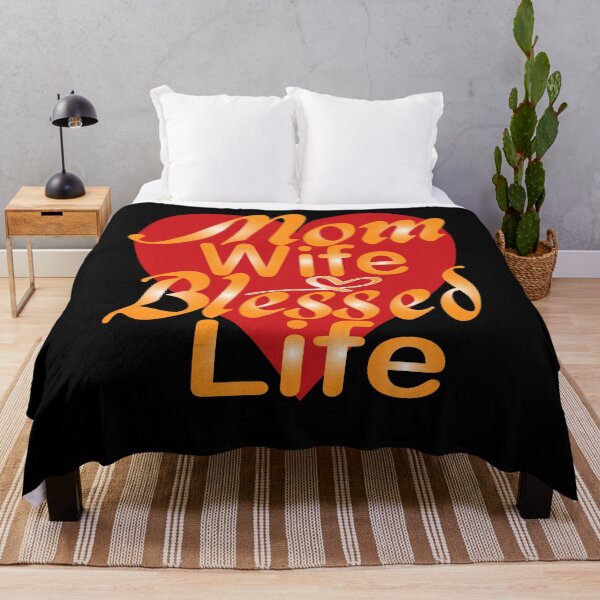 Item preview, Mom Wife Blessed Life, "Best Gift For Mother's Day", Funny, designed and sold by SAJASHOP23 ★★★★★.