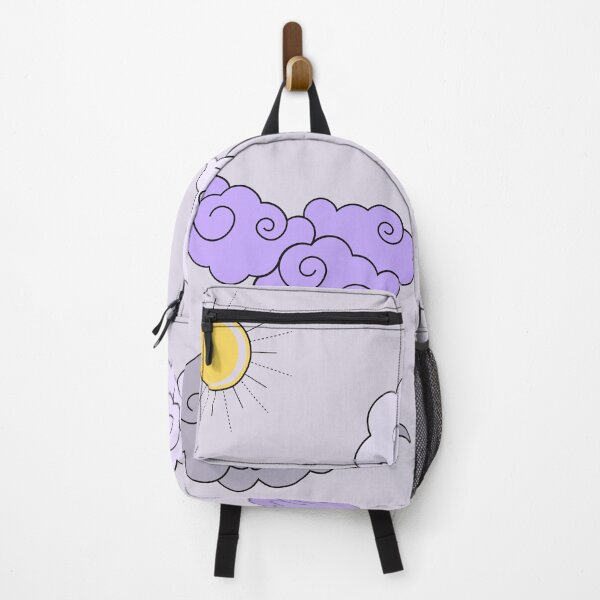 Item preview, Purple Retro Vintage Clouds with sun designed and sold by reannyn.