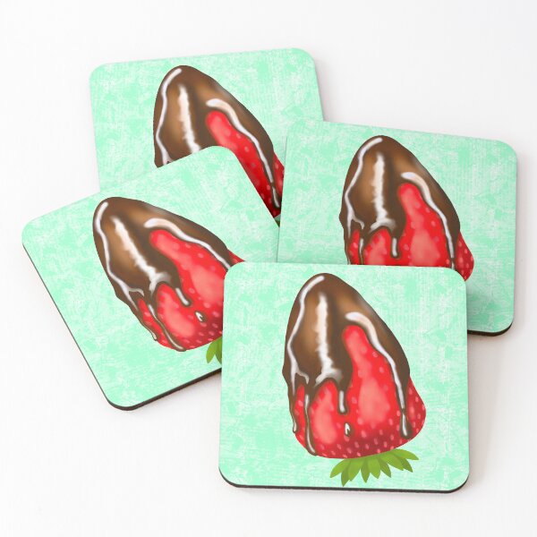 Item preview, chocolate strawberry designed and sold by Anovaart.