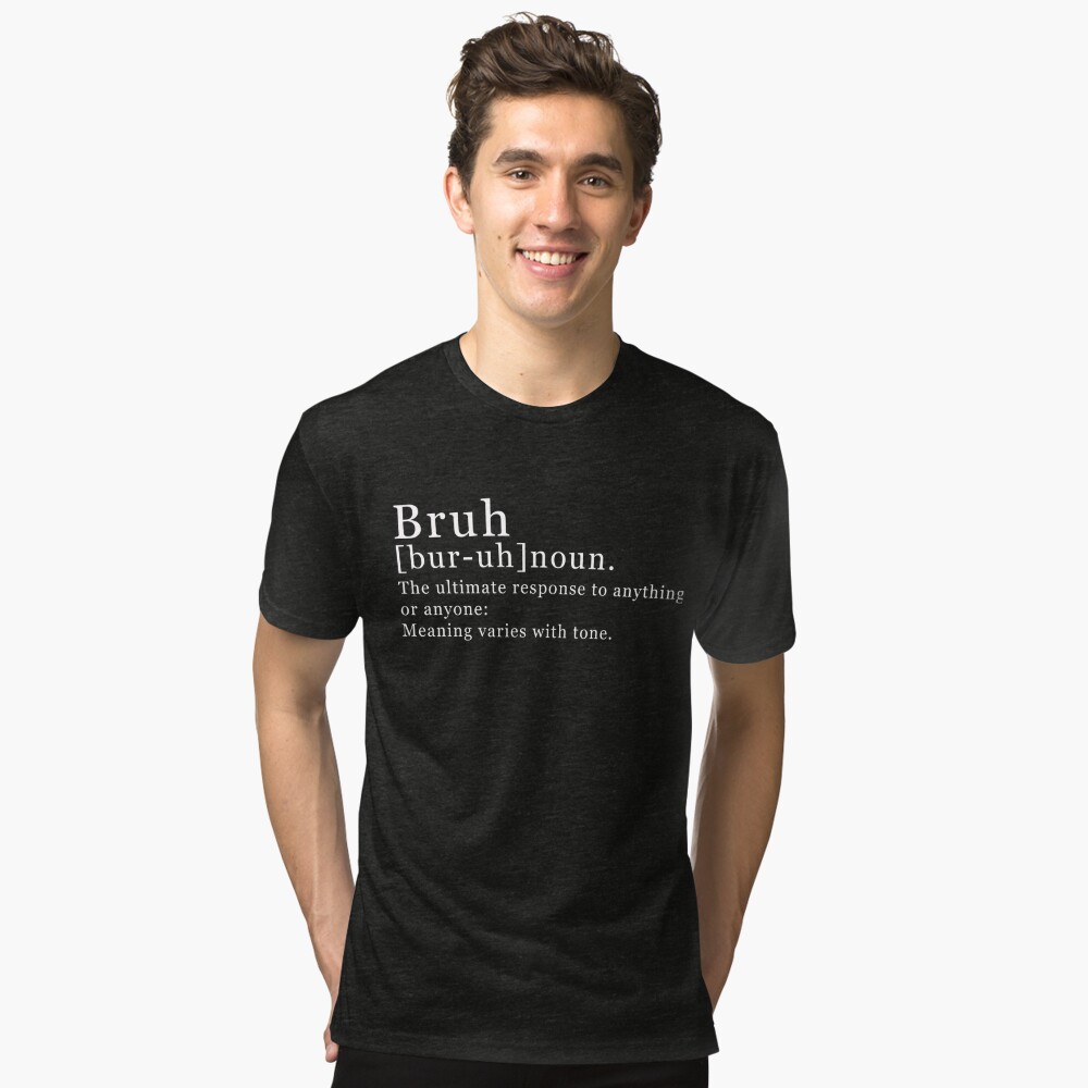 Men's Bruh Definition Graphic Tee, Size: XXL, Grey - Yahoo Shopping