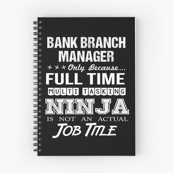 Item preview, Bank Branch Manager T Shirt - Ninja Job Gift Item Tee designed and sold by ritterdick.