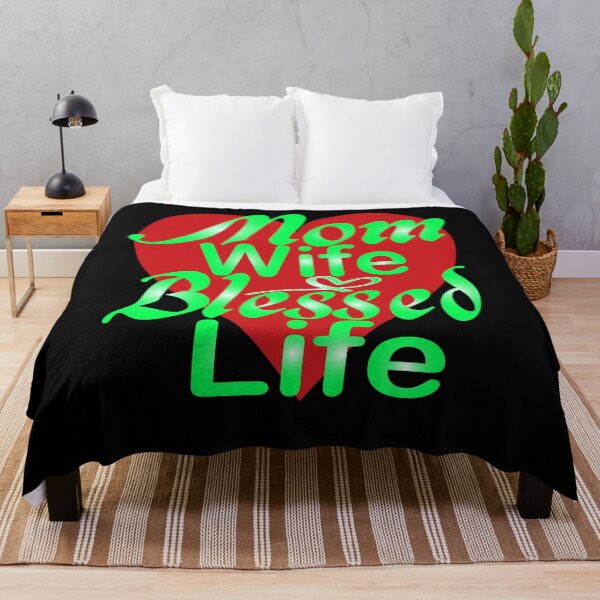 Item preview, Mom Wife Blessed Life, "Best Gift For Mother's Day", Funny, designed and sold by SAJASHOP23 ★★★★★.