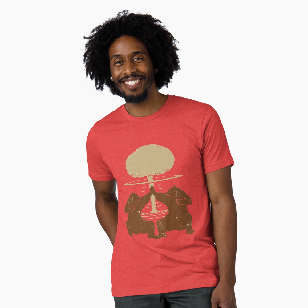 Vista previa del artículo con la obra «Camiseta de tejido mixto», diseñado y vendido por ScriblrCrearTs.