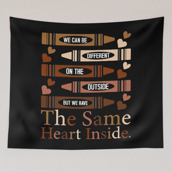 Item preview, Black History Month - The Same Heart Inside T-Shirt designed and sold by dragunztlo.