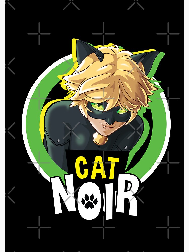 Miraculous Ladybug - Cat Noir Badge | Spiral Notebook