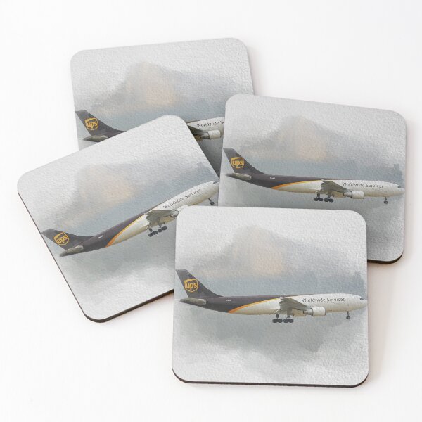 Item preview, watercolor airbus A300 white background designed and sold by FDbubble1986.