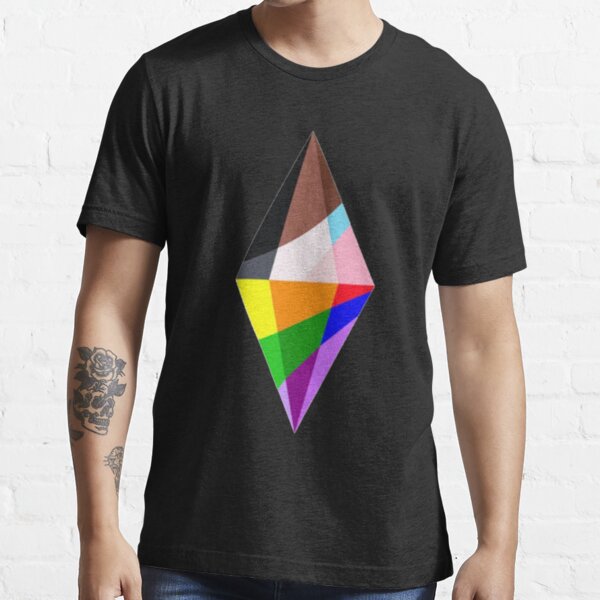 The Sims 4 Pride Plumbob T Shirt By Rodgersjack Redbubble