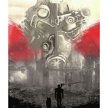 Imagen de la obra Arte de videojuegos de servoarmadura de Fallout 4 de ScriblrCrearTs