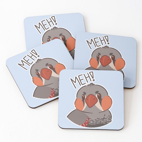 Item preview, Meh! Zebrafinch - grey designed and sold by DutchTigerCrea.