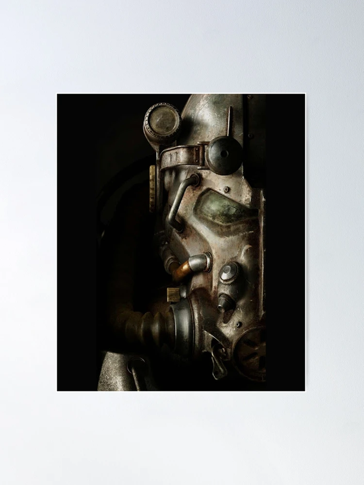 Fallout 3 Enclave Battle Power Armor Gaming  Poster for Sale by  ScriblrCrearTs