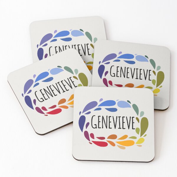 Item preview, Genevieve Name Cute Colorful Gift Named Genevieve designed and sold by kindxinn.