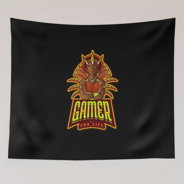 Item preview, Gamer for Life with Amazonia Princess  designed and sold by PRIVARSHU.