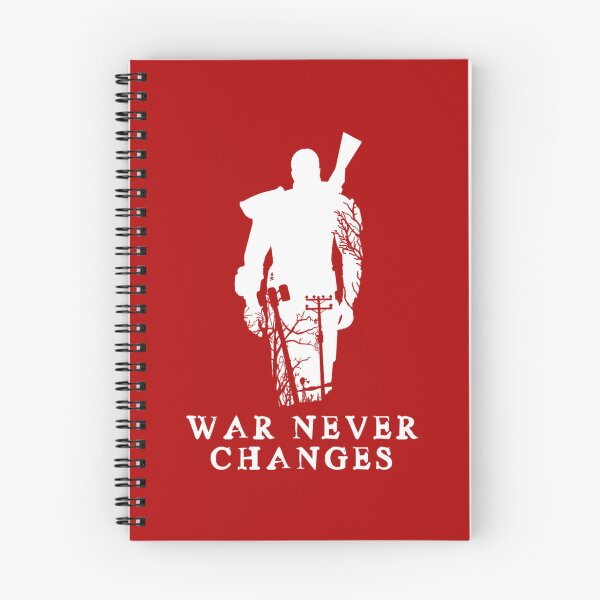 Item preview, WAR NEVER CHANGES   designed and sold by ScriblrCrearTs.
