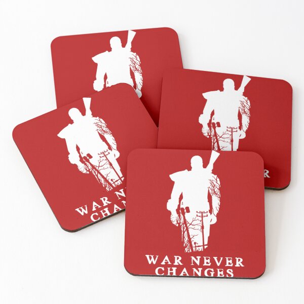 Item preview, WAR NEVER CHANGES   designed and sold by ScriblrCrearTs.