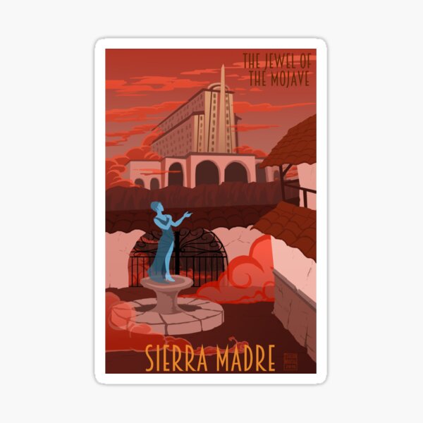 Vista previa del artículo con la obra «Bienvenidos a Sierra Madre», diseñado y vendido por ScriblrCrearTs.