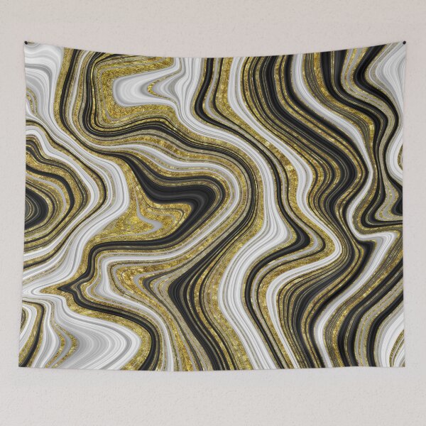 Item preview, Gold Glitter Marble Background - Golden Wallpaper | Glitter Wallpaper designed and sold by Delandor.