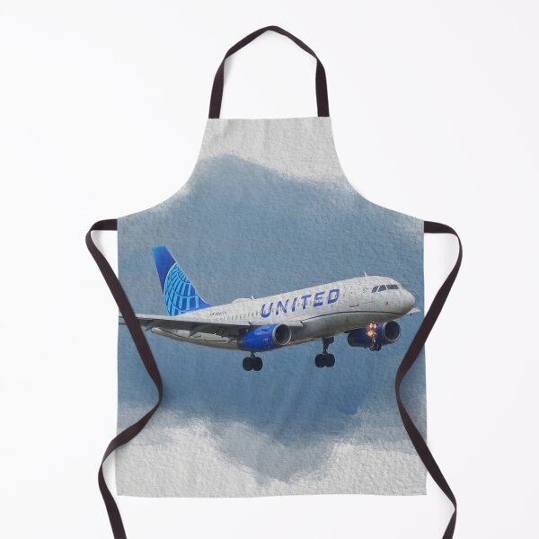 Item preview, watercolor airbus a319 white background designed and sold by FDbubble1986.