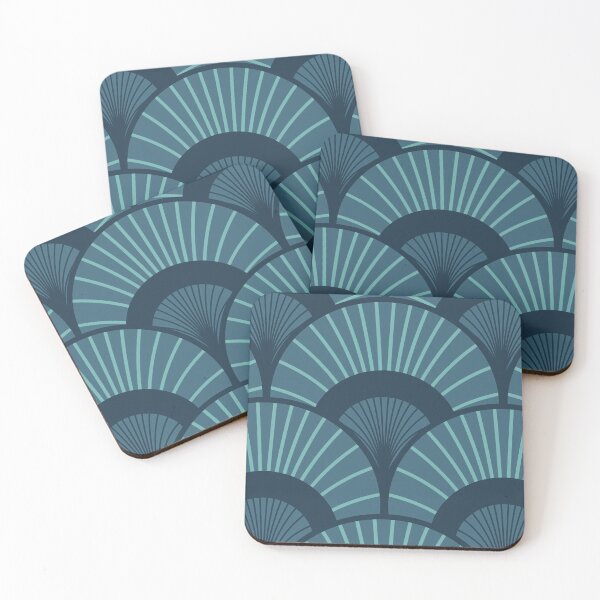 Item preview, Retro Blue Fan Design designed and sold by reannyn.