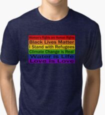 Political Protest – United we can make a change Tri-blend T-Shirt