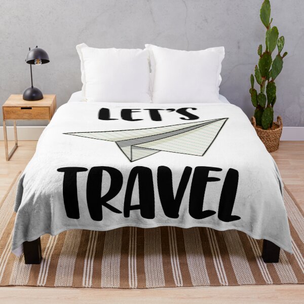 Item preview, Let's Travel Paper Plane designed and sold by Bendthetrend.