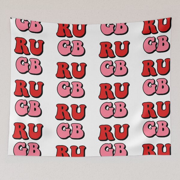 Item preview, red and pink RUGB designed and sold by Joyce Chan.