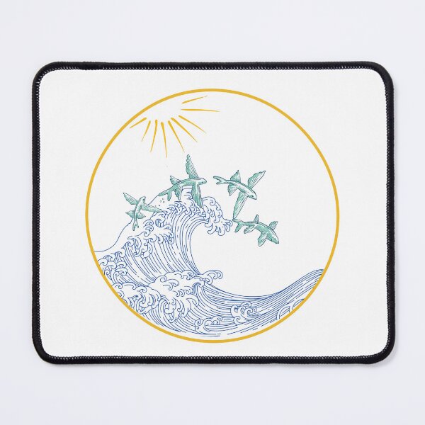 Item preview, Flock of fish crossing the sea designed and sold by michealtran.