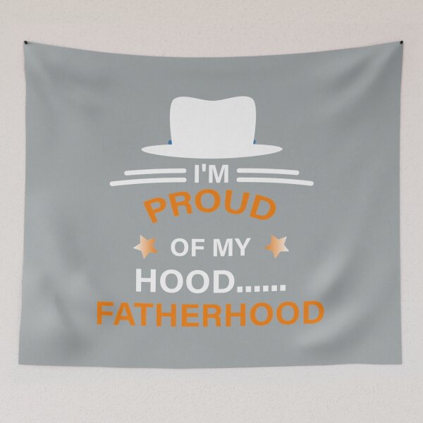 Item preview, Proud Of My Hood Fatherhood 2 designed and sold by LouieAdams.