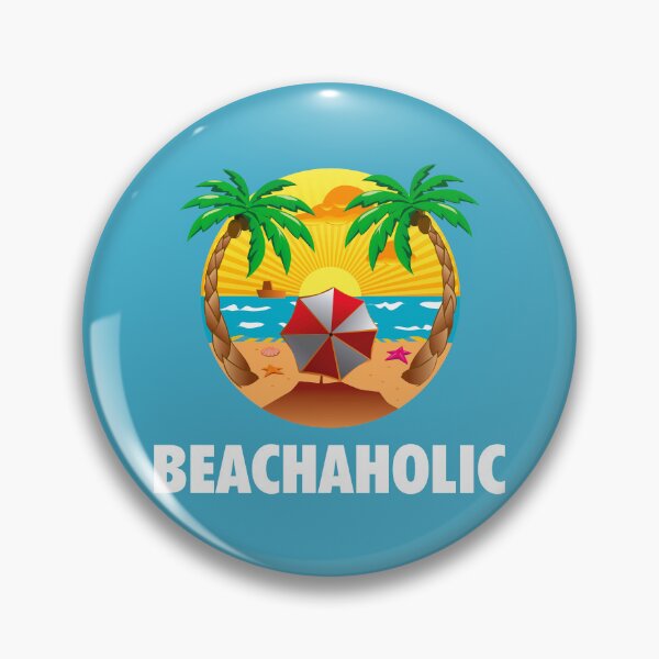 Item preview, beachaholic. amante de playas. Remera de playa, siesta entre palmeras, gracioso, frase, playa, vacaciones, diseño designed and sold by DALIO666.