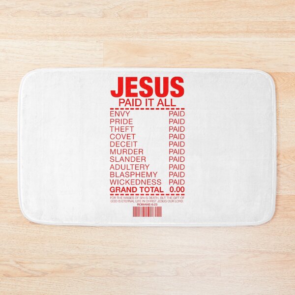 Item preview, Jesus Paid It All designed and sold by plushism.
