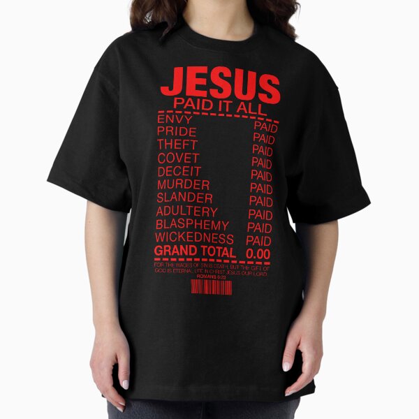 Artikel-Vorschau von Jesus hat alles bezahlt, designt und verkauft von plushism.