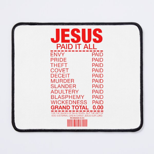 Item preview, Jesus Paid It All designed and sold by plushism.