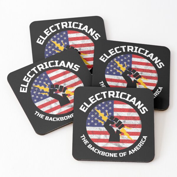 Item preview, Electrician Backbone of America Gift Electrical Contractor Engineer Energy Worker     designed and sold by GCarlina.