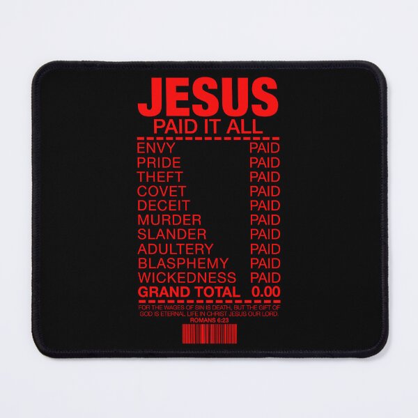 Item preview, Jesus Paid It All designed and sold by plushism.