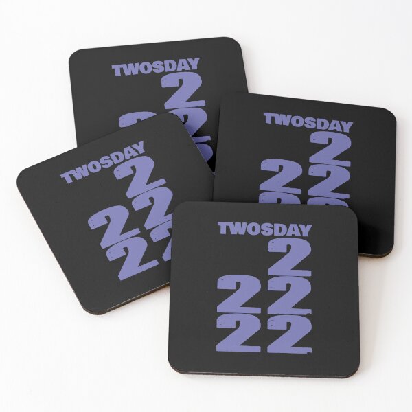 Item preview, Twosday 22222 Periwinkle Typography designed and sold by ellenhenry.