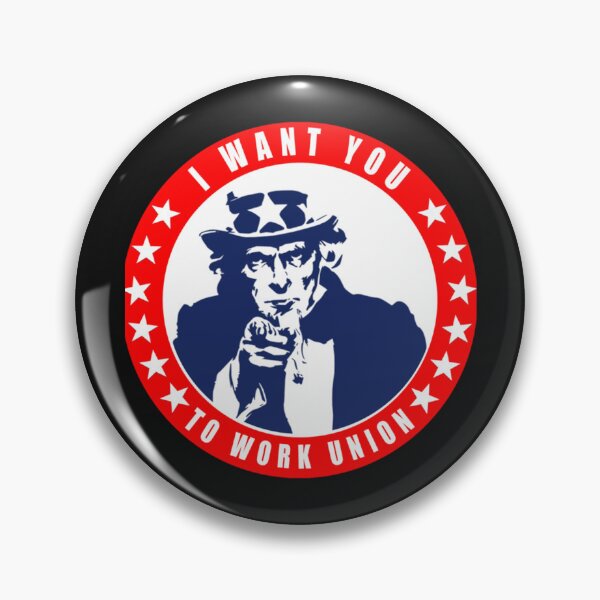 Item preview, Funny Uncle Sam - Work Union   designed and sold by GCarlina.